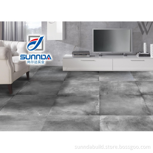 latest matte finish vitrifird 3D cement floor tiles, china glazed polished porcellanto flooring tiles